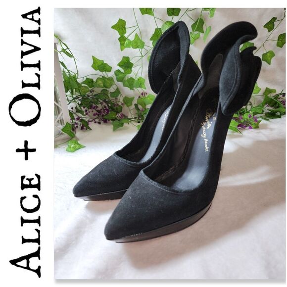 Alice & Olivia Suede Heels - Picture 1 of 14